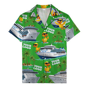 sunglasses ducks on cruise ships palm tree islands hawaiian shirt