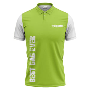 best bag ever vertical text black white modern graphic polo shirt for men