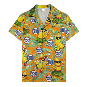 banana luau party cartoon bananas in sunglasses hawaiian shirt