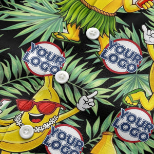 banana luau party cartoon bananas in sunglasses hawaiian shirt