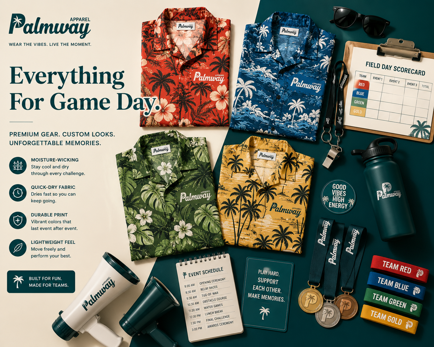 Field Day Shirts: Custom Team Apparel for Schools and Corporate Events