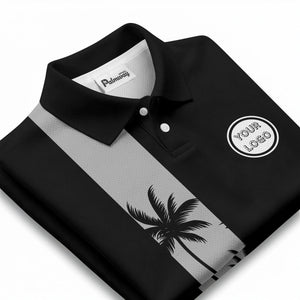 tropical palm tree polo shirt custom polo shirt
