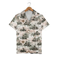 Army Tank Camo Hawaiian Shirt – Tactical Military Design for Veterans
