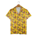 Carnival Masquerade Hawaiian Shirt with Feathered Masks and Confetti