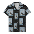 cruise ships & palm tree islands hawaiian shirt for men