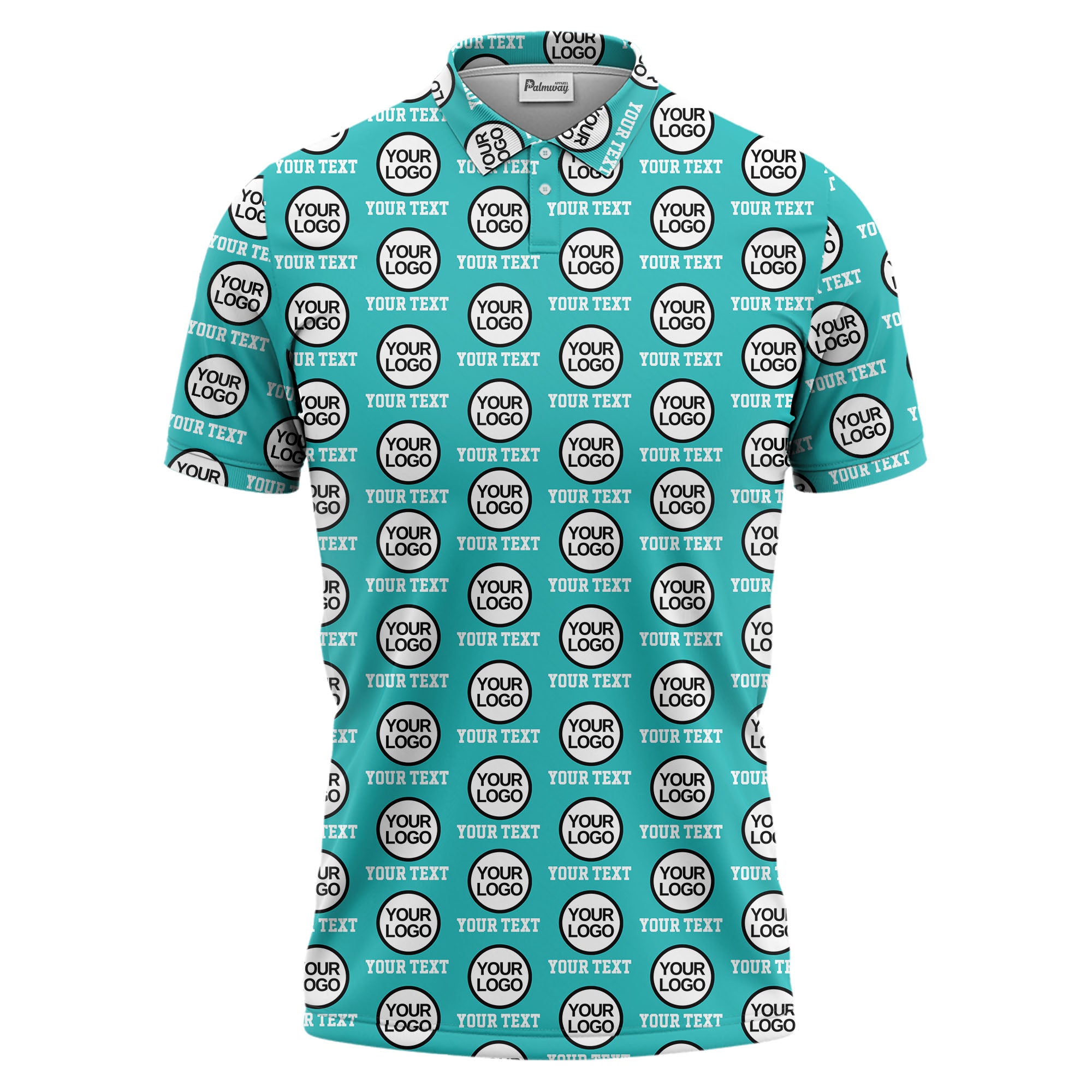 custom color branding polo shirt for teams — corporate logo uniform design
