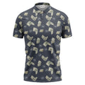 Money Rain Dollar Bills Repeating Pattern Polo Shirt For Men