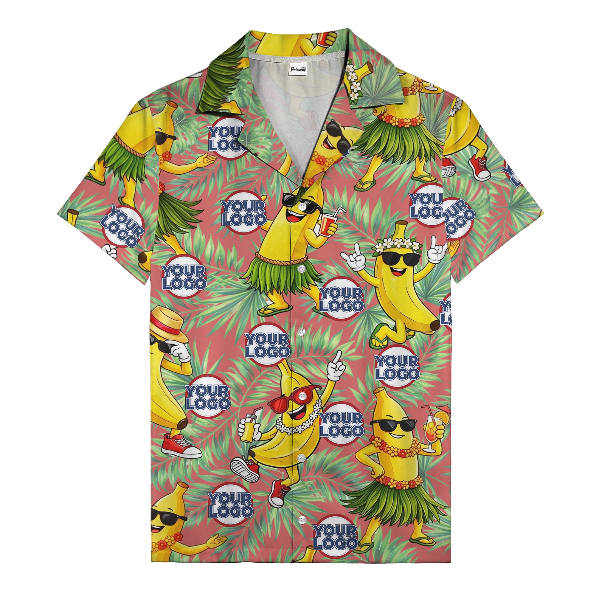 banana luau party cartoon bananas in sunglasses hawaiian shirt