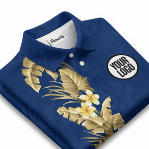 tropical floral polo shirt custom polo shirt