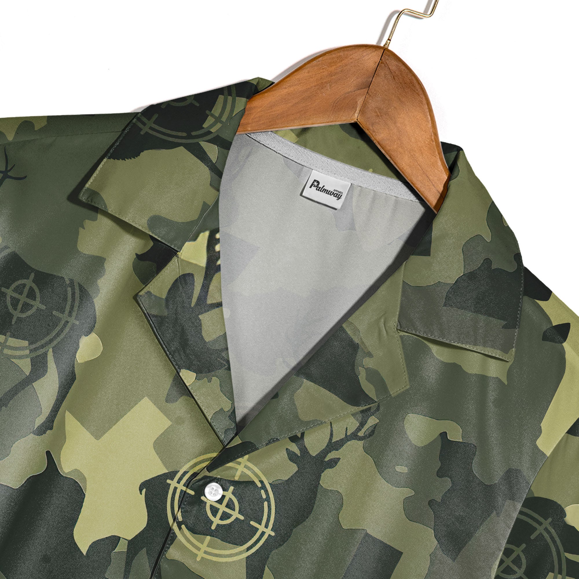 Camouflage Deer Texas Gun Hunting Hawaiian Shirt