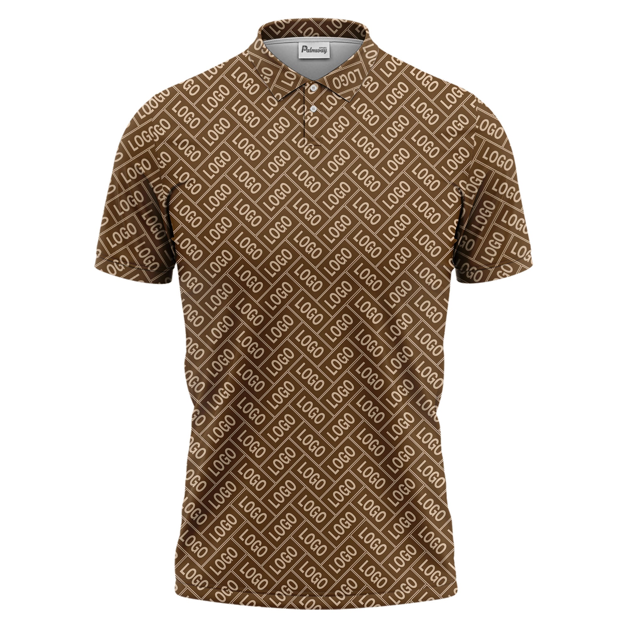 monogram logo polo shirt hawaiian shirt