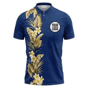 tropical floral polo shirt custom polo shirt