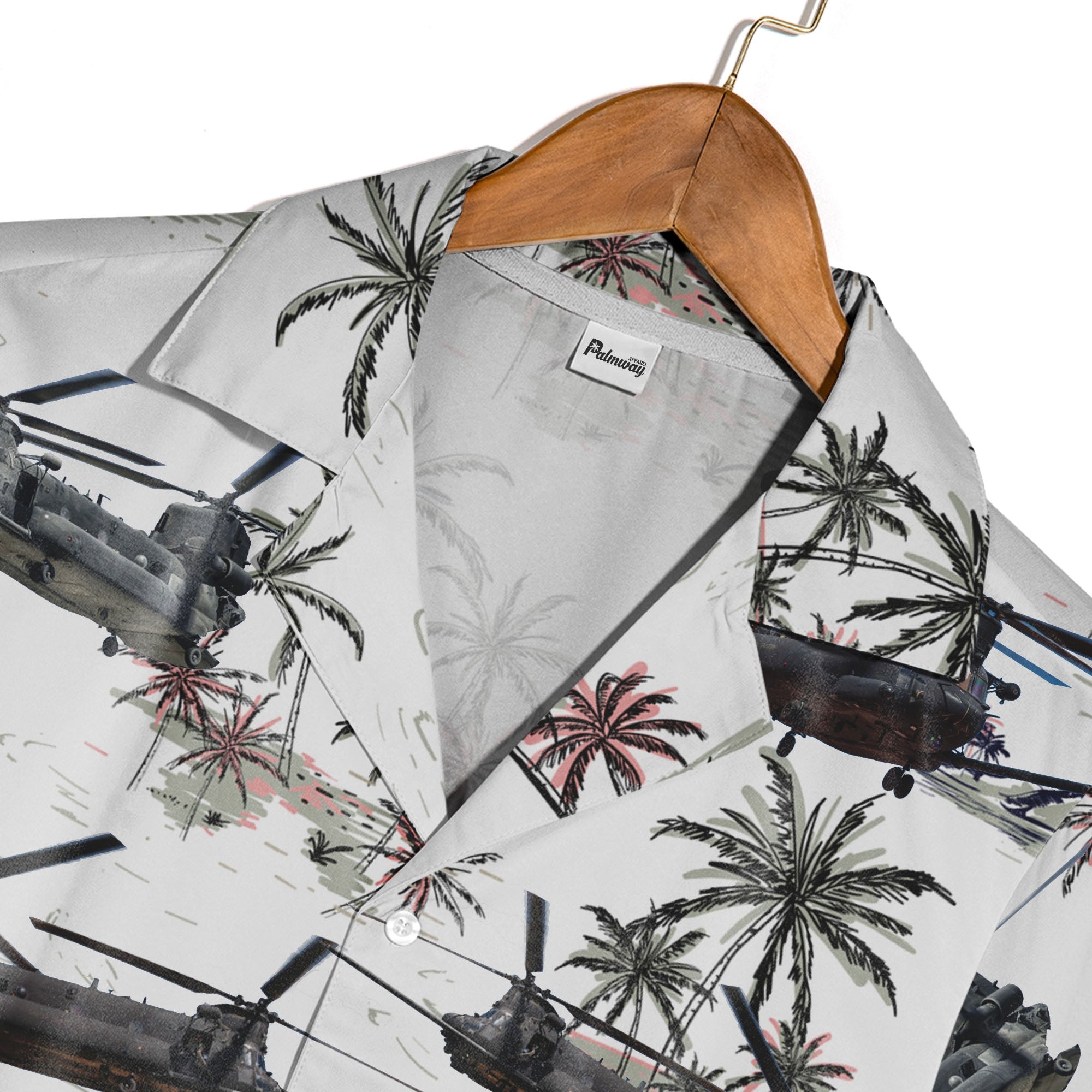 US Army Boeing MH-47G Chinook Trendy Hawaiian Shirt Military Inspired App