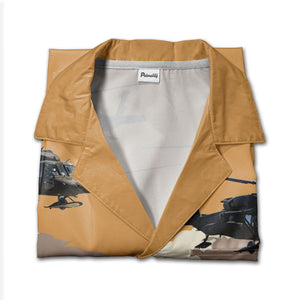 Alaska Army National Guard 1St Battalion, 207Th Aviation Regiment Uh-60 Black Hawk Hawaiian Shirt
