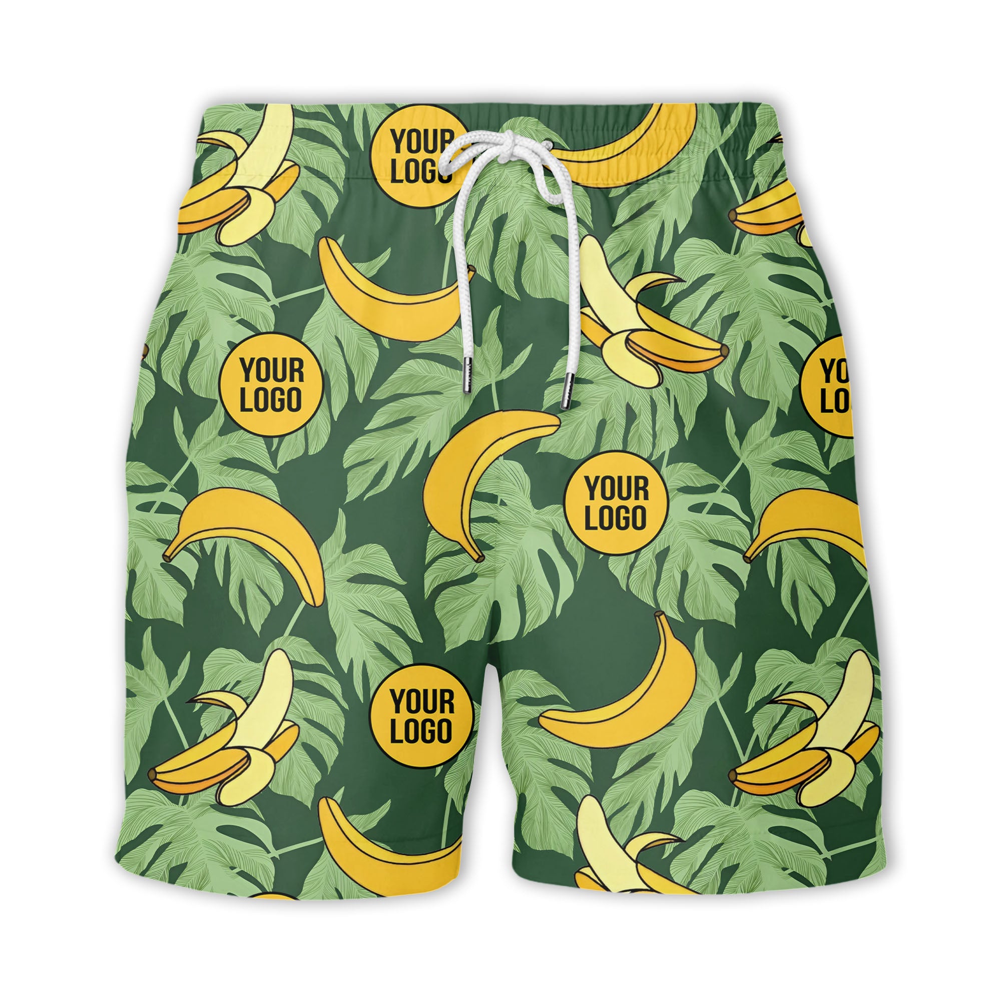 banana bunches & monstera leaves hawaiian shirt for beach vacations
