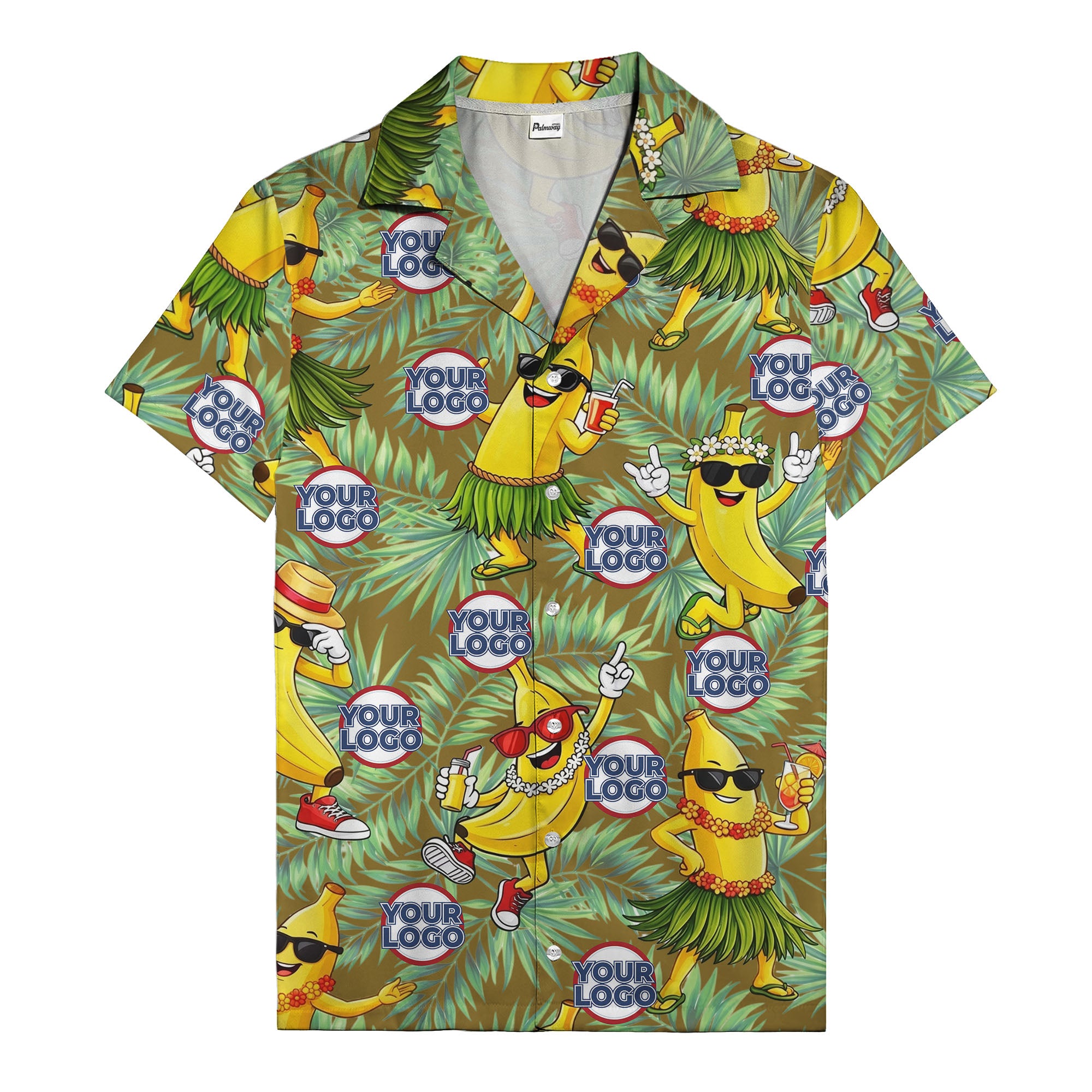 banana luau party cartoon bananas in sunglasses hawaiian shirt