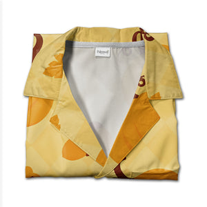 Thanksgiving Argyle Hawaiian Shirt with Pumpkins Muffins and Drumsticks