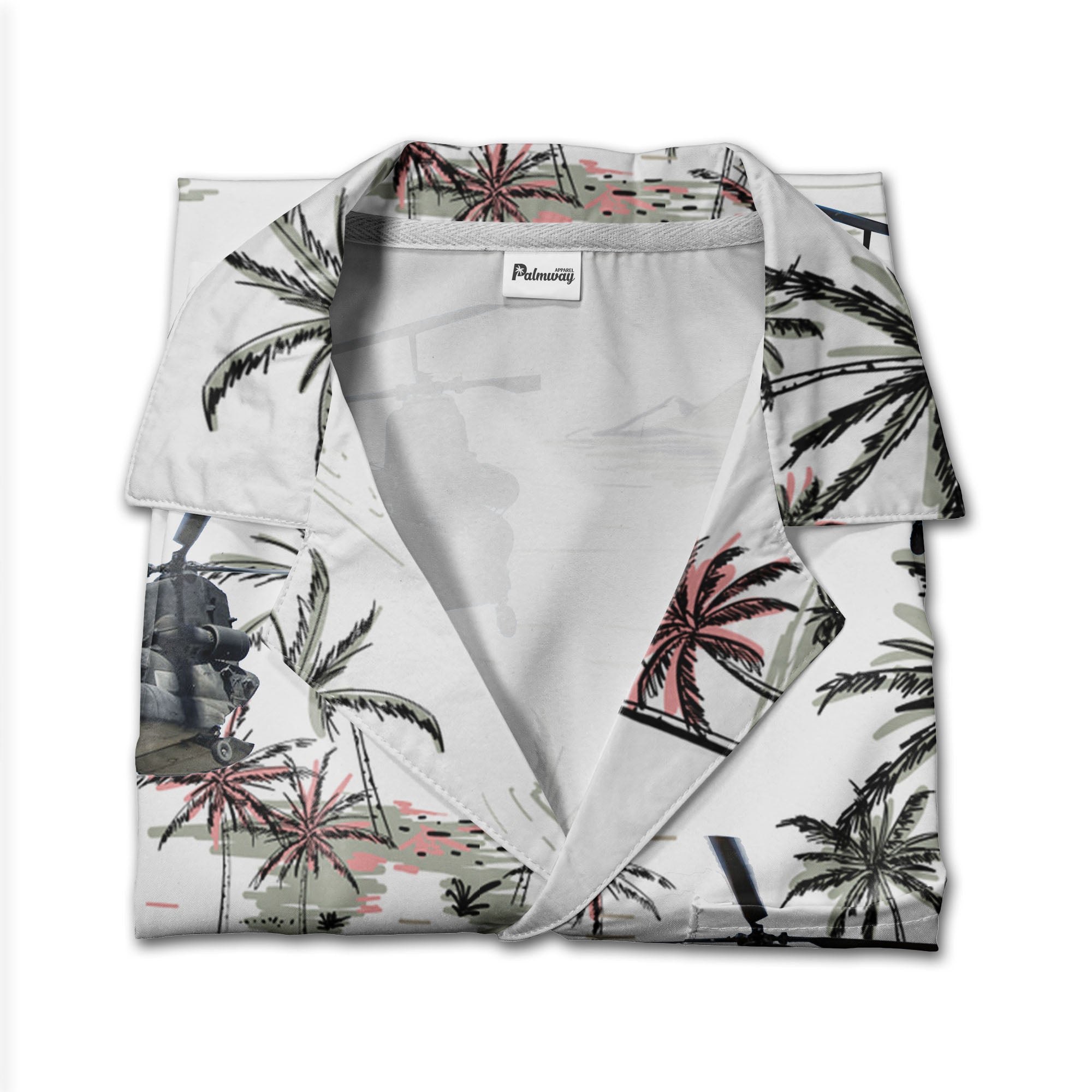 US Army Boeing MH-47G Chinook Trendy Hawaiian Shirt Military Inspired App