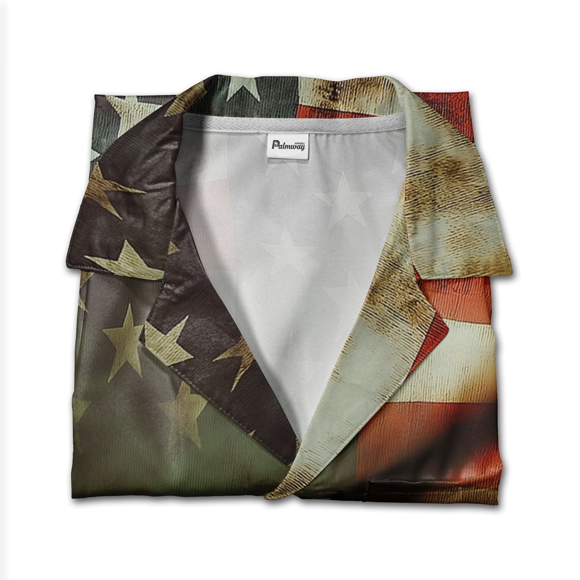 USA Patriotic Soldiers & American Flag Military Hawaiian Shirt – Army Pride