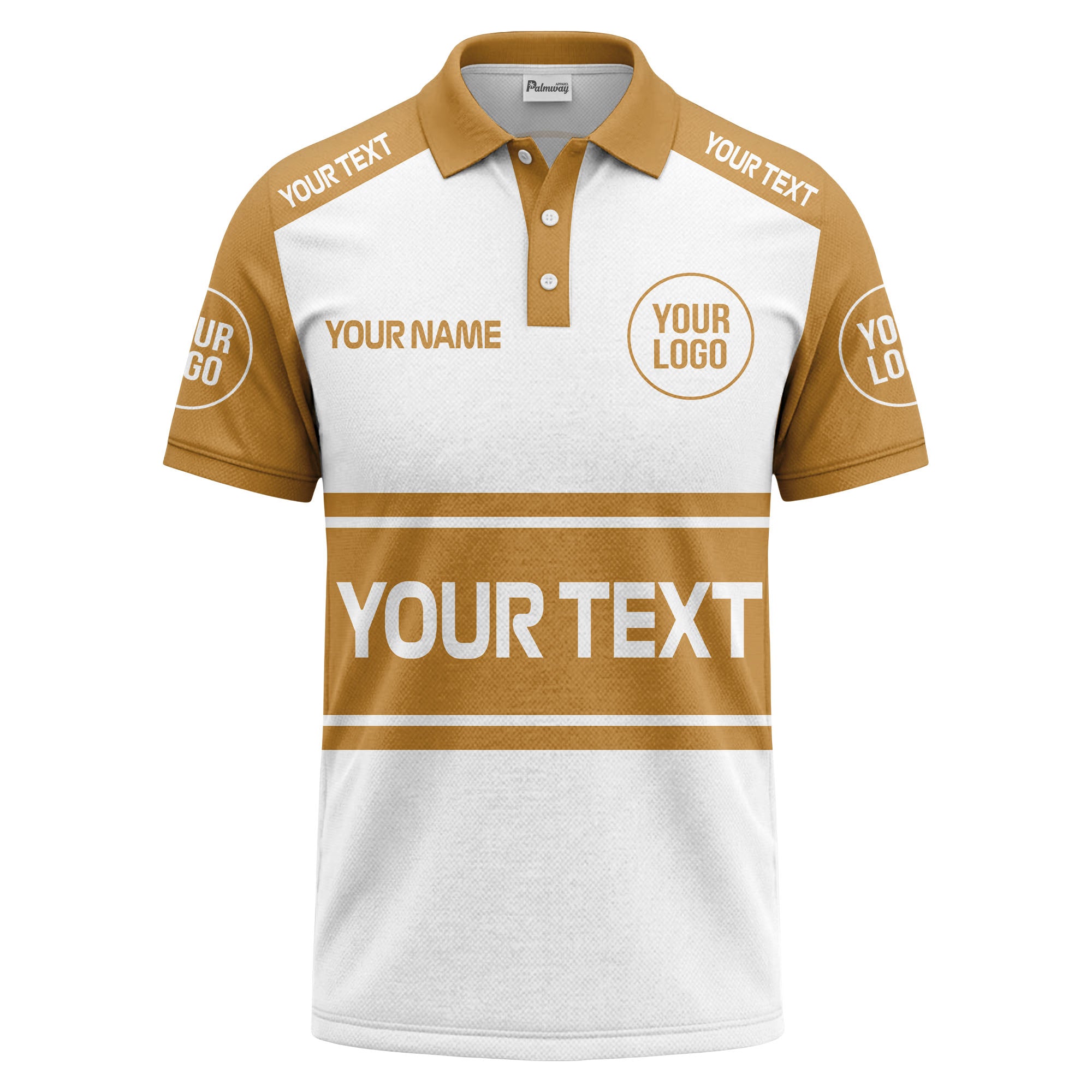 customizable logo & text sport jersey polo shirt for team gear