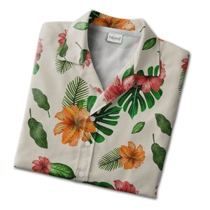 Island Heritage Floral Hawaiian Shirt Classic Tropical Comfort Fit