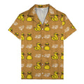 sunglassed rubber ducky parade custom logo hawaiian shirt
