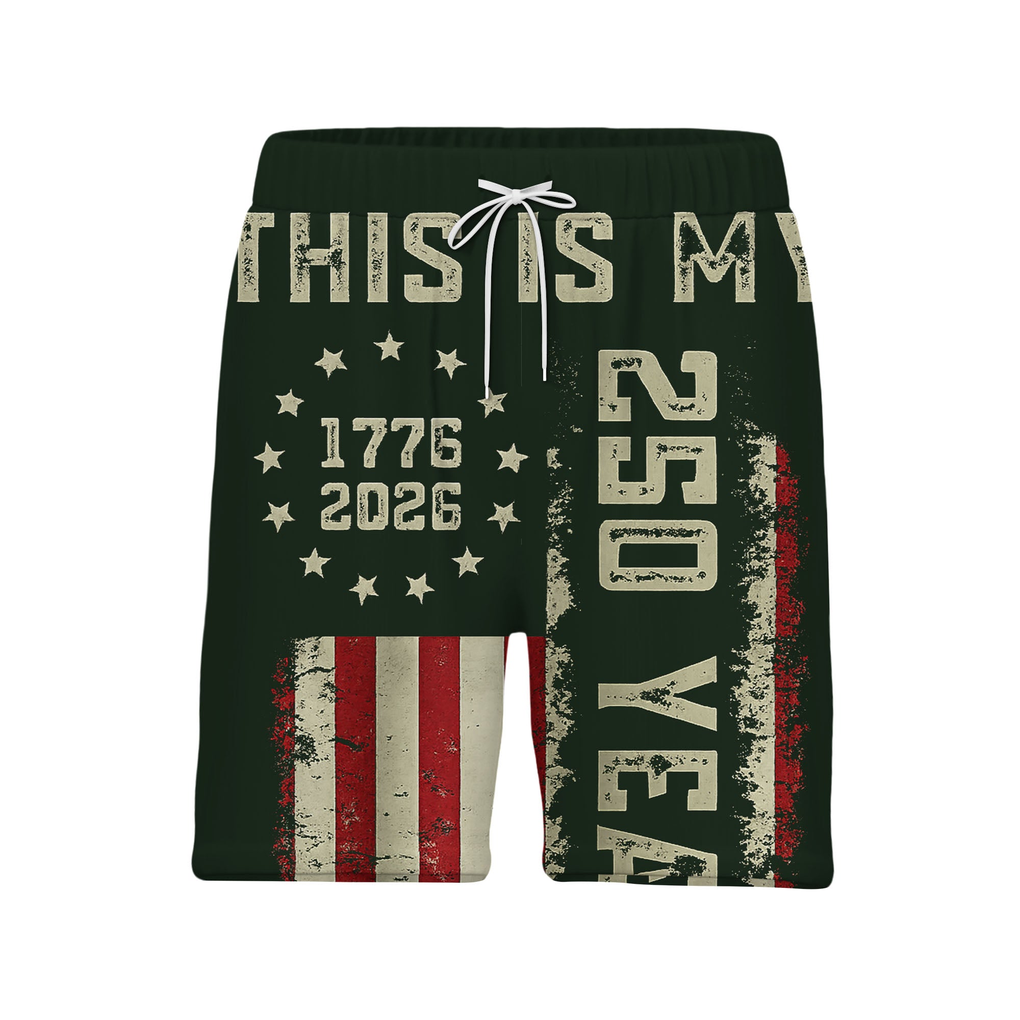 250 Years of Freedom Vintage Hawaiian Shirt - Distressed Stars & Stripes Anniversary