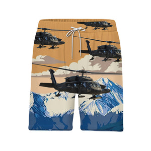 Alaska Army National Guard 1St Battalion, 207Th Aviation Regiment Uh-60 Black Hawk Hawaiian Shirt
