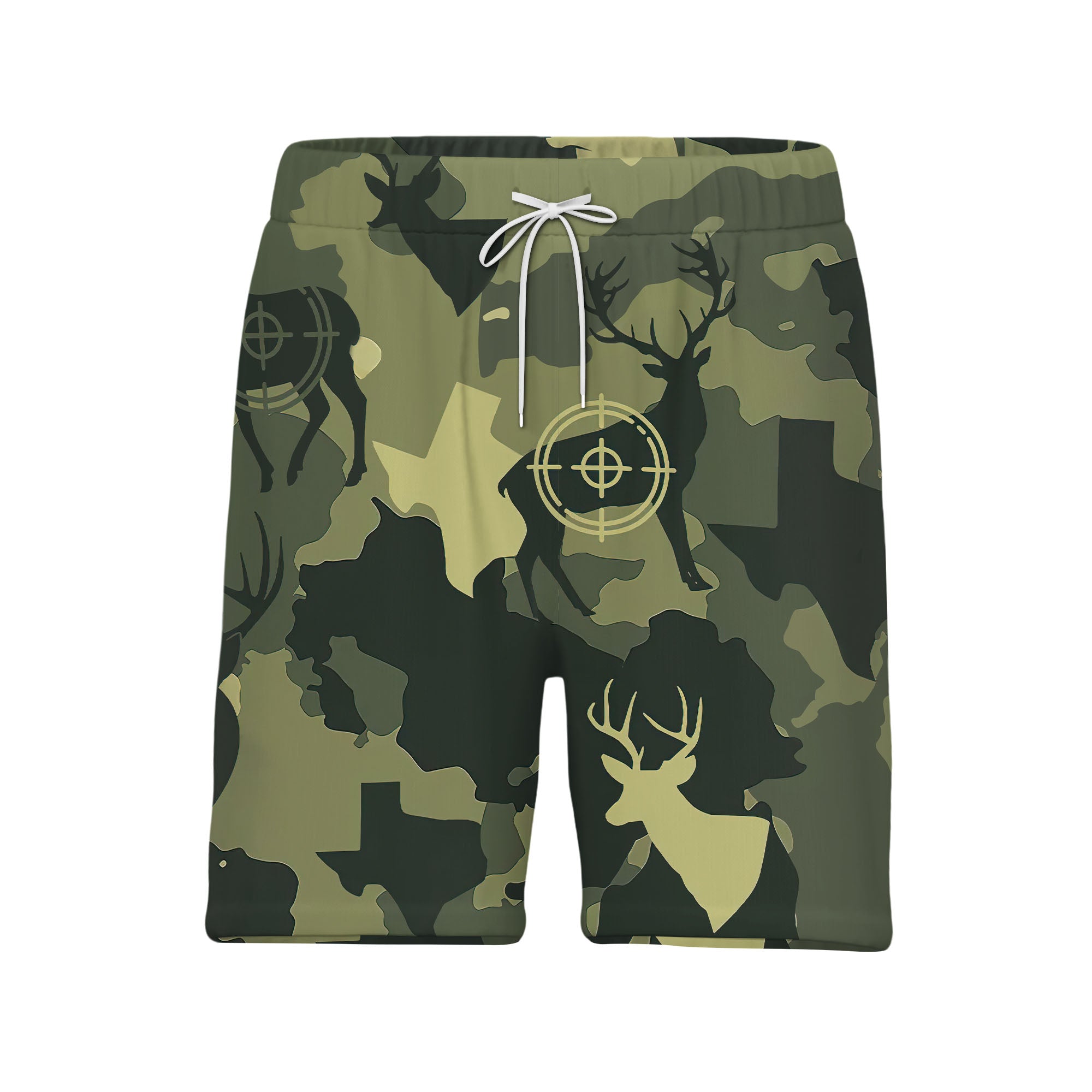 Camouflage Deer Texas Gun Hunting Hawaiian Shirt
