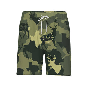 Camouflage Deer Texas Gun Hunting Hawaiian Shirt