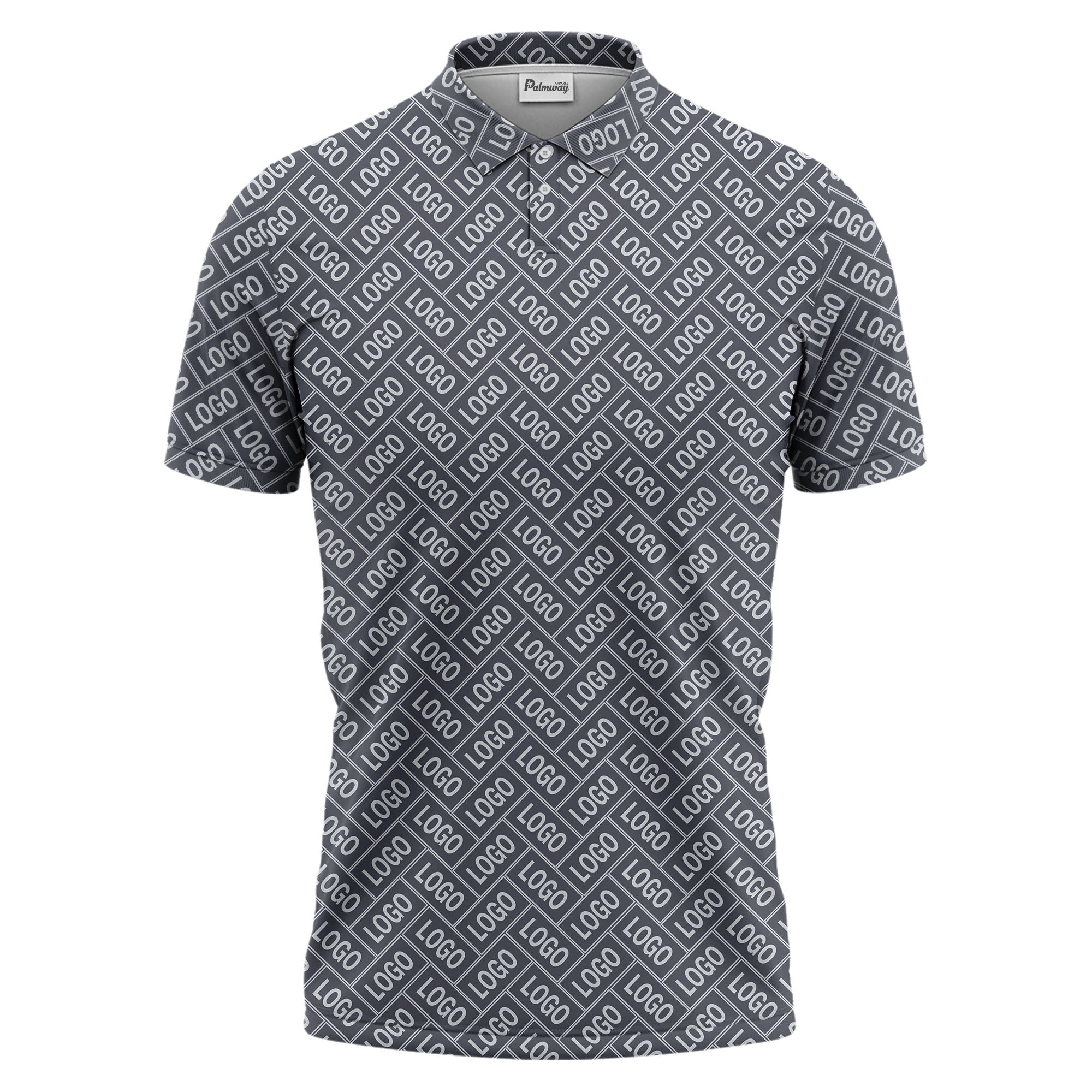 monogram logo polo shirt hawaiian shirt