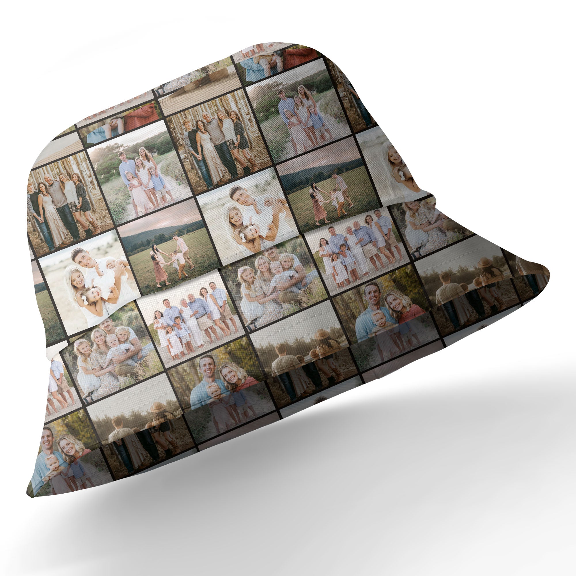 nostalgic family photo collage hawaiian shirt for men