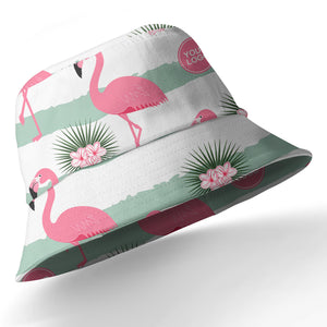pink flamingos watercolor aloha shirt with mint stripes and tropical flowers hawaiian shirt