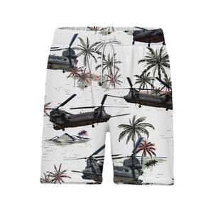 US Army Boeing MH-47G Chinook Trendy Hawaiian Shirt Military Inspired App