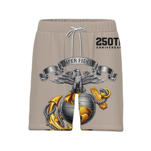 USMC Anniversary Hawaiian Shirt - Eagle Globe Anchor Marine Corps Digital Camo