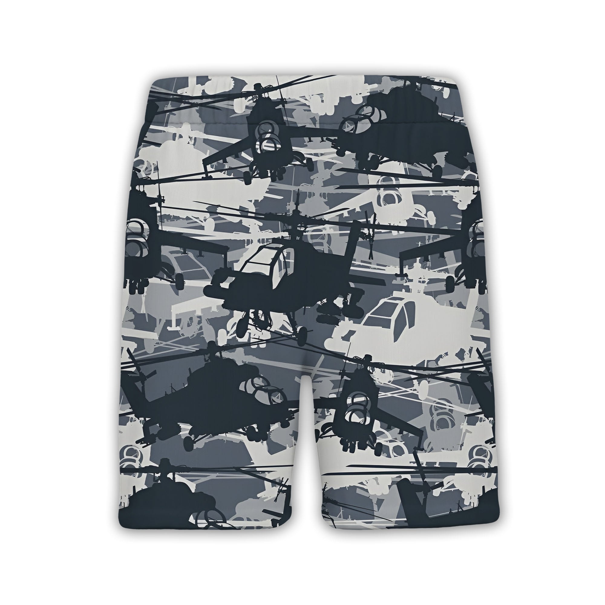 Military Attack Helicopter Gray Camo Hawaiian Shirt – Tactical Aviation