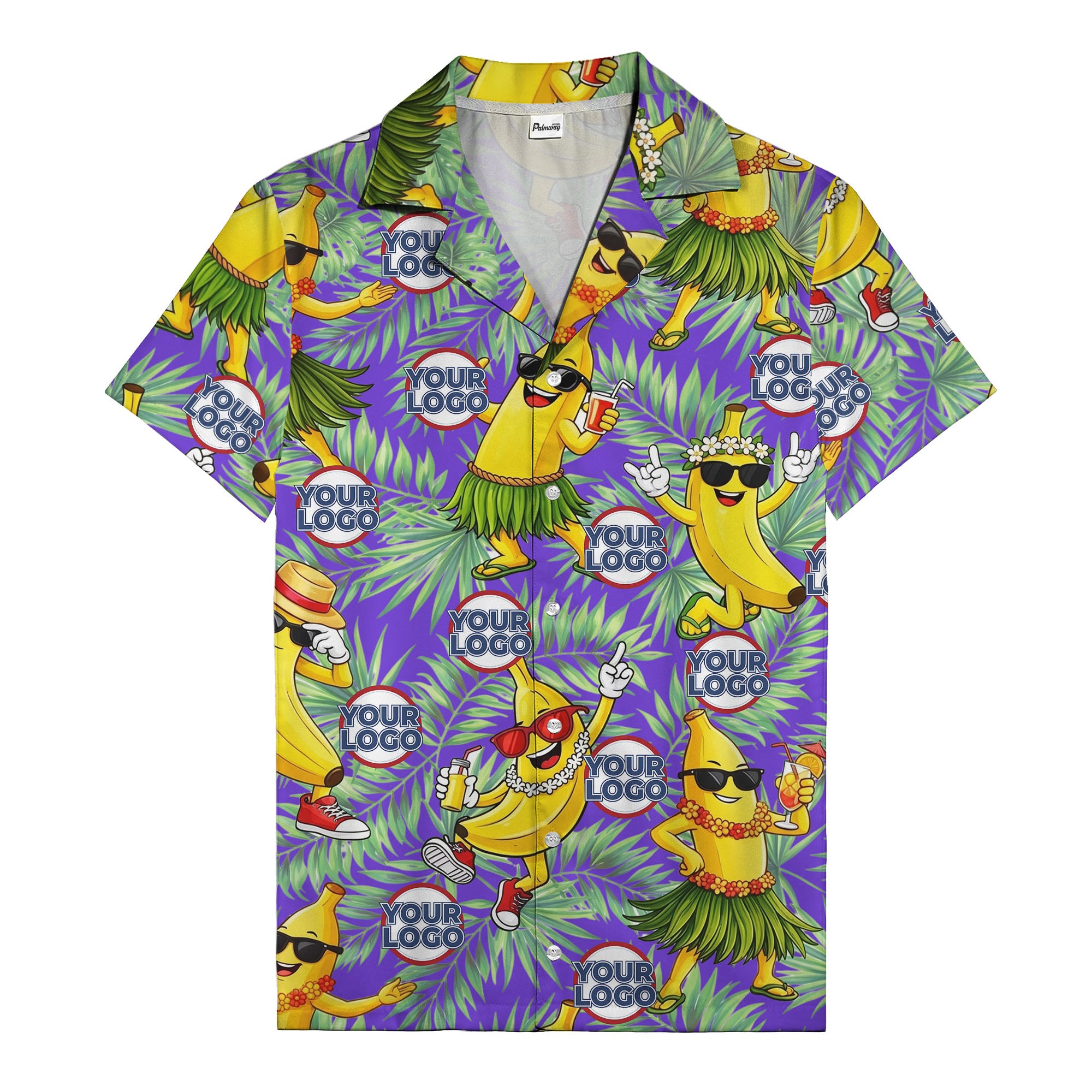 banana luau party cartoon bananas in sunglasses hawaiian shirt