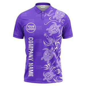 tribal sea turtle swirl black white artwork polo shirt for beach days