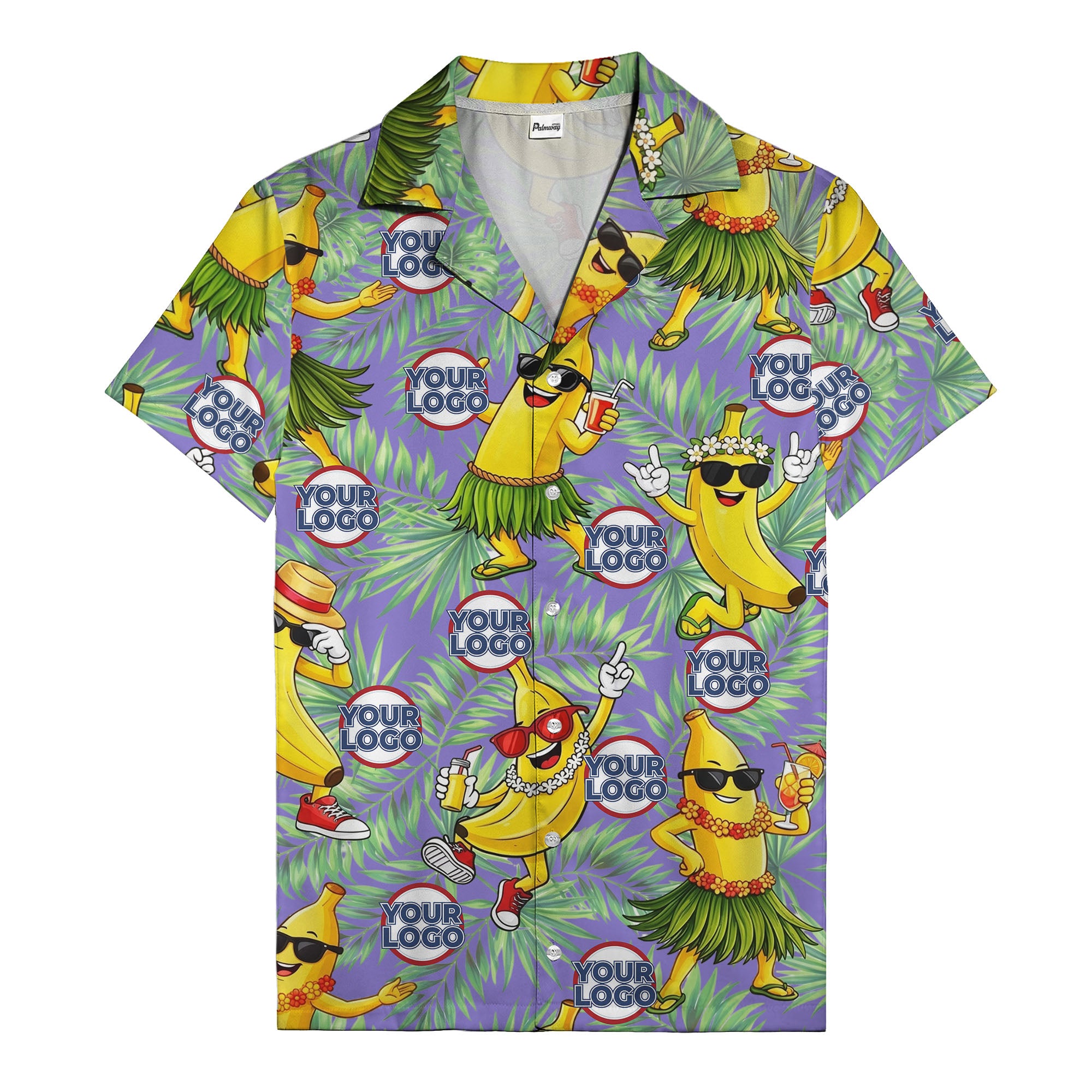 banana luau party cartoon bananas in sunglasses hawaiian shirt