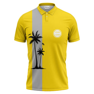 tropical palm tree polo shirt custom polo shirt