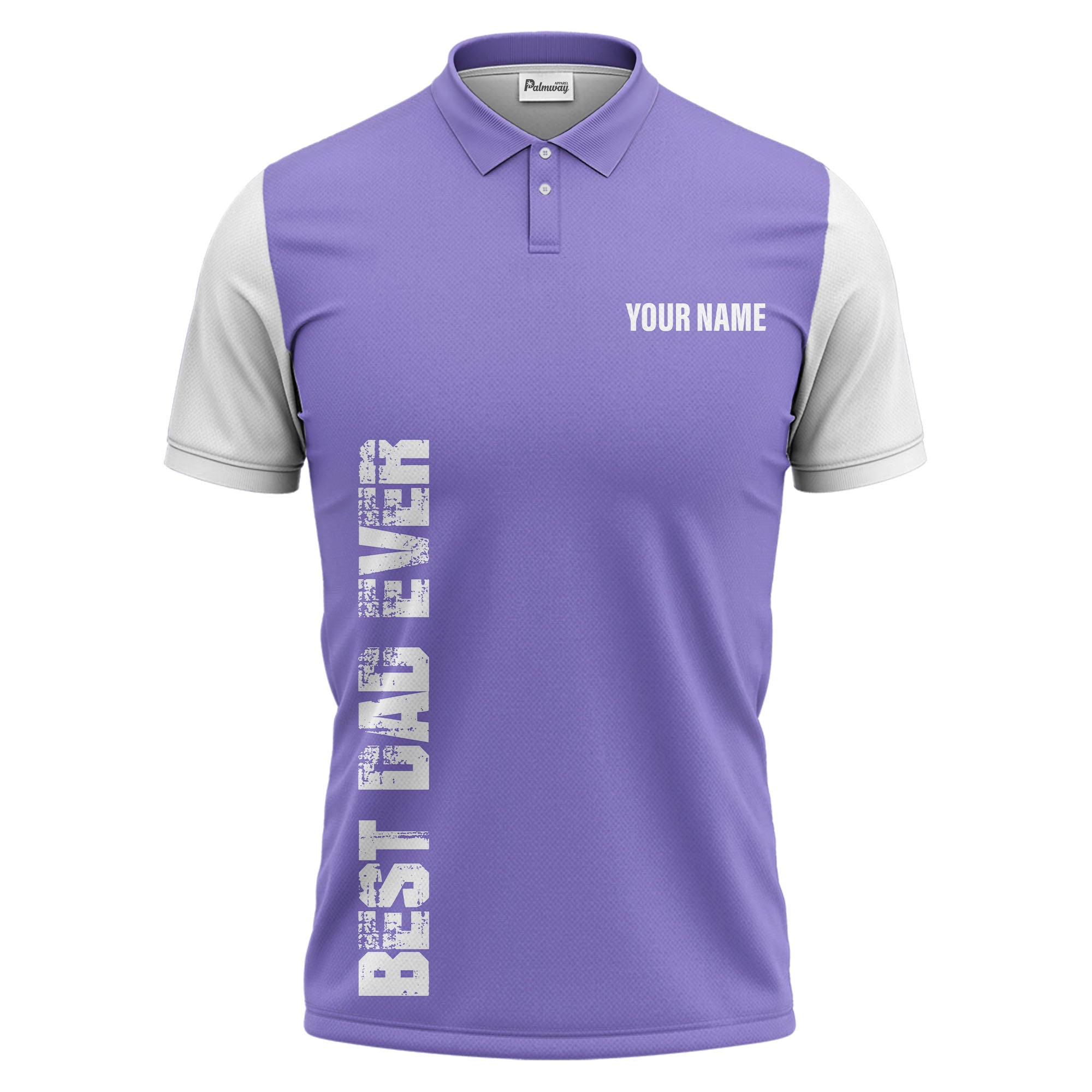 best bag ever vertical text black white modern graphic polo shirt for men
