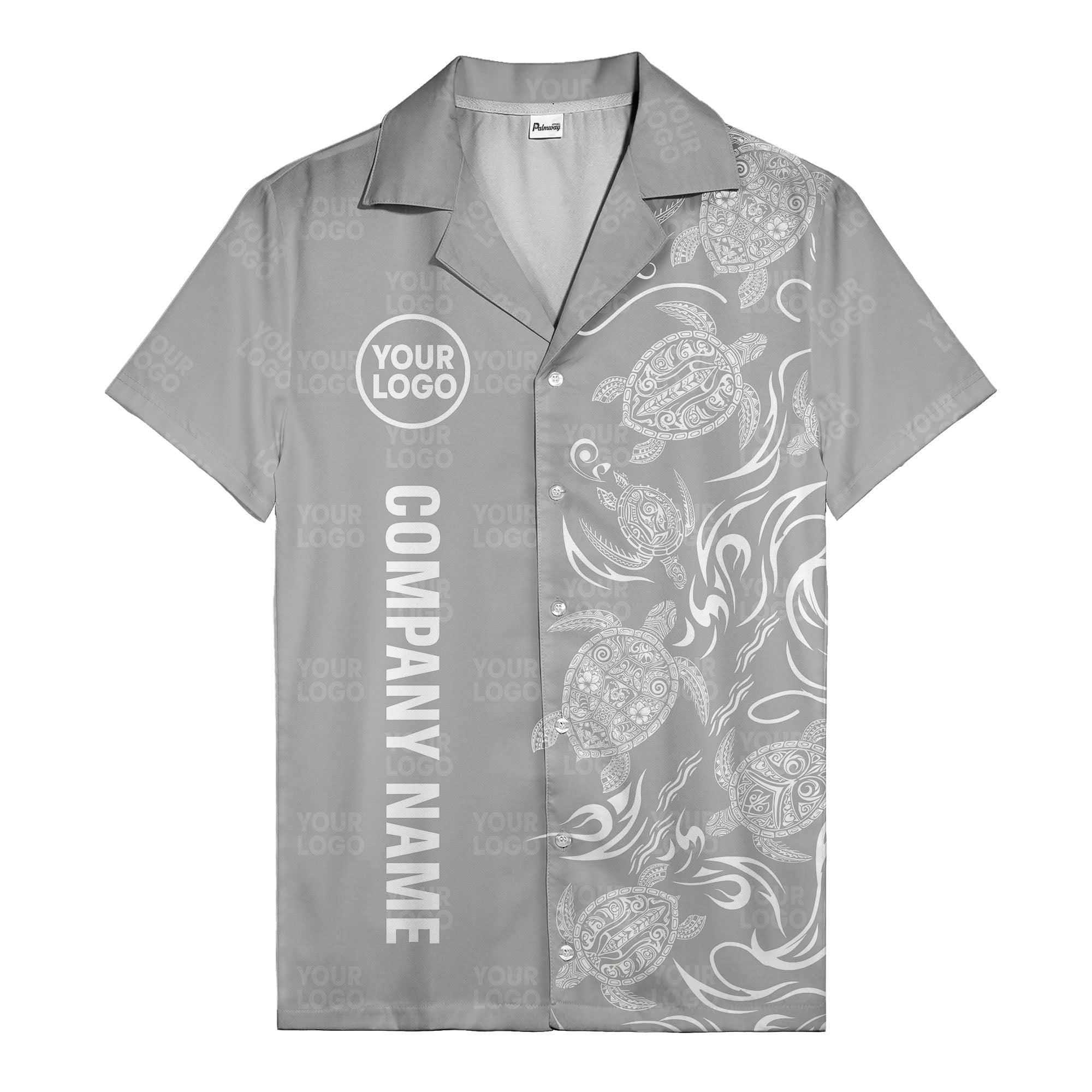tribal black sea turtles riding waves hawaiian shirt