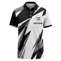 Custom Lightning Strike Polo Shirt – Personalized Logo & Name, Multiple Colors