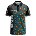 Custom Whiskey & Cigar Polo Shirt – Personalized Pub Name & Logo, Available in Custom Colorways