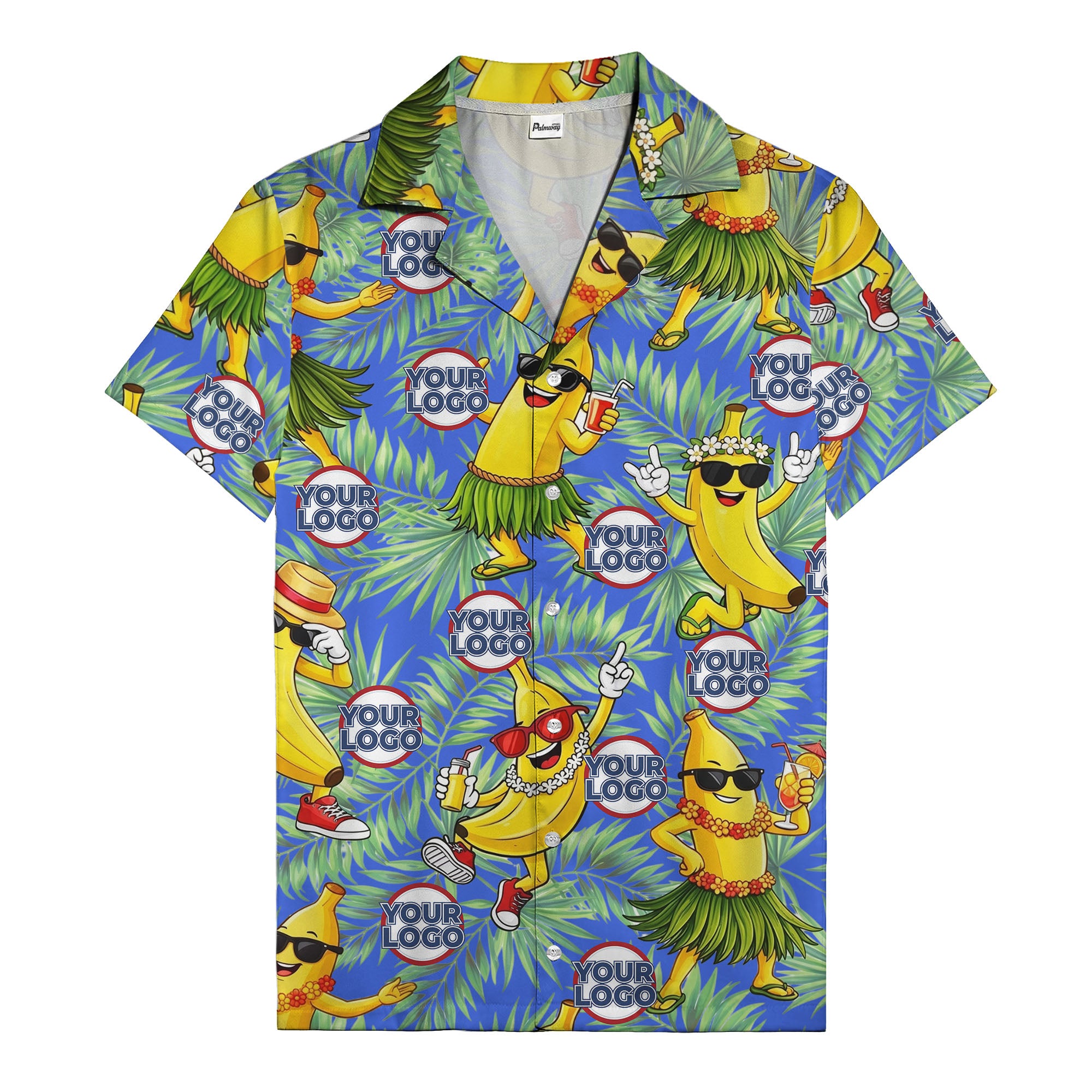 banana luau party cartoon bananas in sunglasses hawaiian shirt