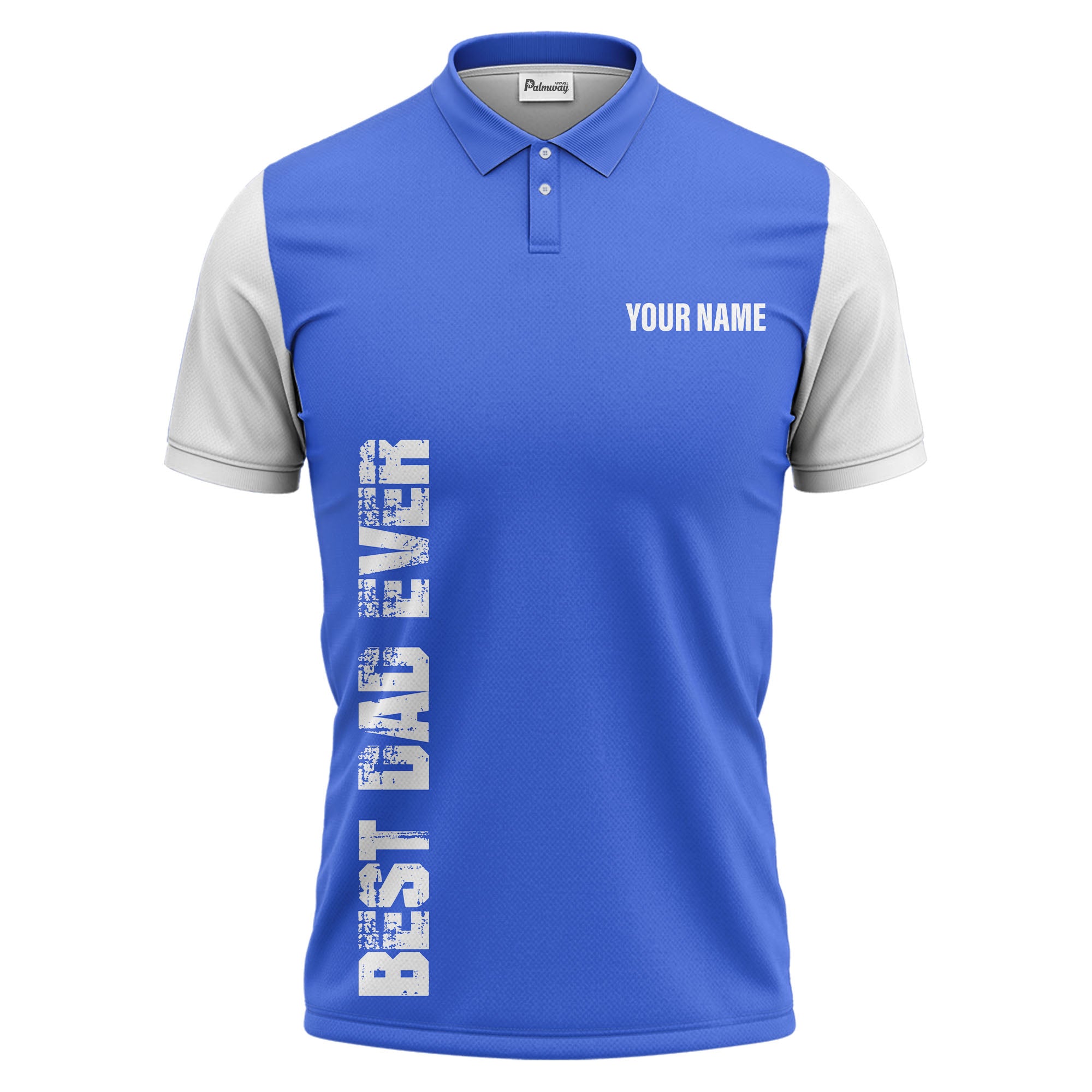 best bag ever vertical text black white modern graphic polo shirt for men