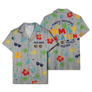hibiscus palm sunglasses watercolor hawaiian shirt for men