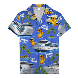 sunglasses ducks on cruise ships palm tree islands hawaiian shirt