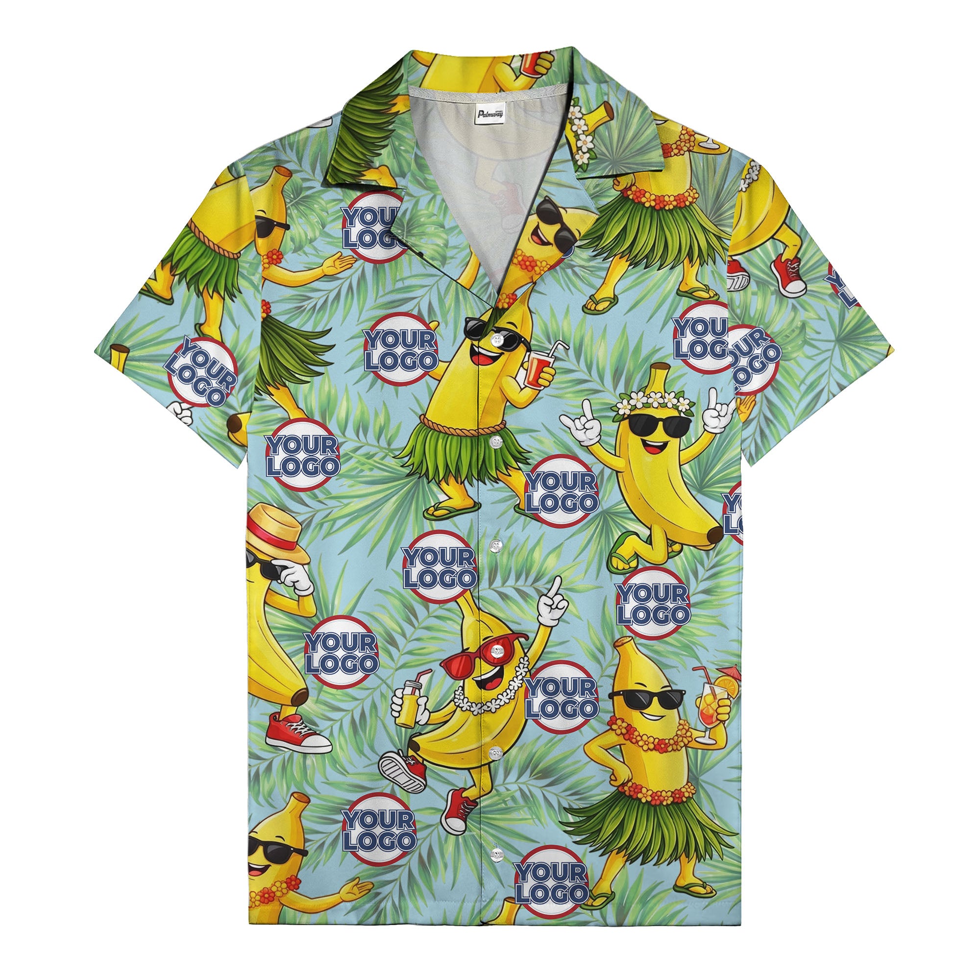 banana luau party cartoon bananas in sunglasses hawaiian shirt