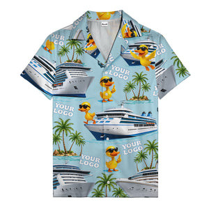 sunglasses ducks on cruise ships palm tree islands hawaiian shirt